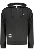MILITARY ACADEMY MEN'S BLACK ZIP-UP SWEATSHIRT