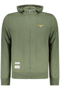 MILITARY ACADEMY MEN'S GREEN ZIP-UP SWEATSHIRT