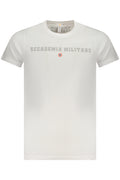 MILITARY ACADEMY SHORT SLEEVE T-SHIRT MEN WHITE