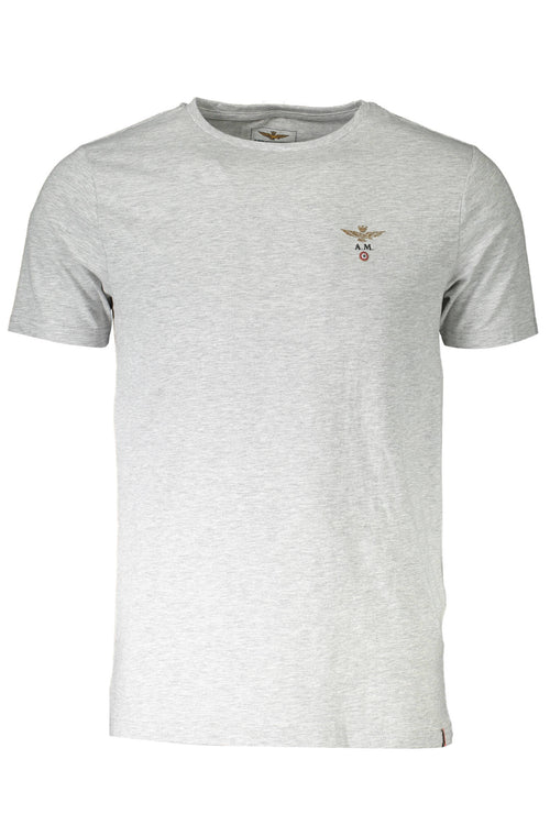 AERONAUTICA MILITARE MEN'S OUTDOOR T-SHIRT GREY