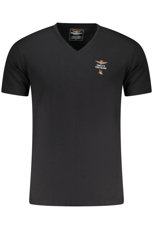 AERONAUTICA MILITARE MEN'S BLACK OUTFIT T-SHIRT