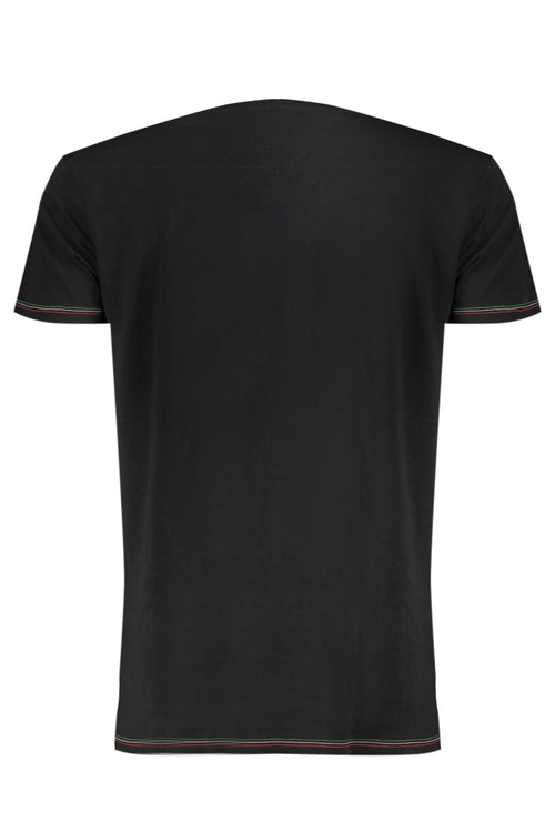 AERONAUTICA MILITARE BLACK MEN'S OUTDOOR T-SHIRT