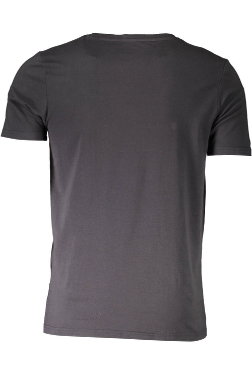 AERONAUTICA MILITARE BLACK MEN'S OUTERWEAR T-SHIRT
