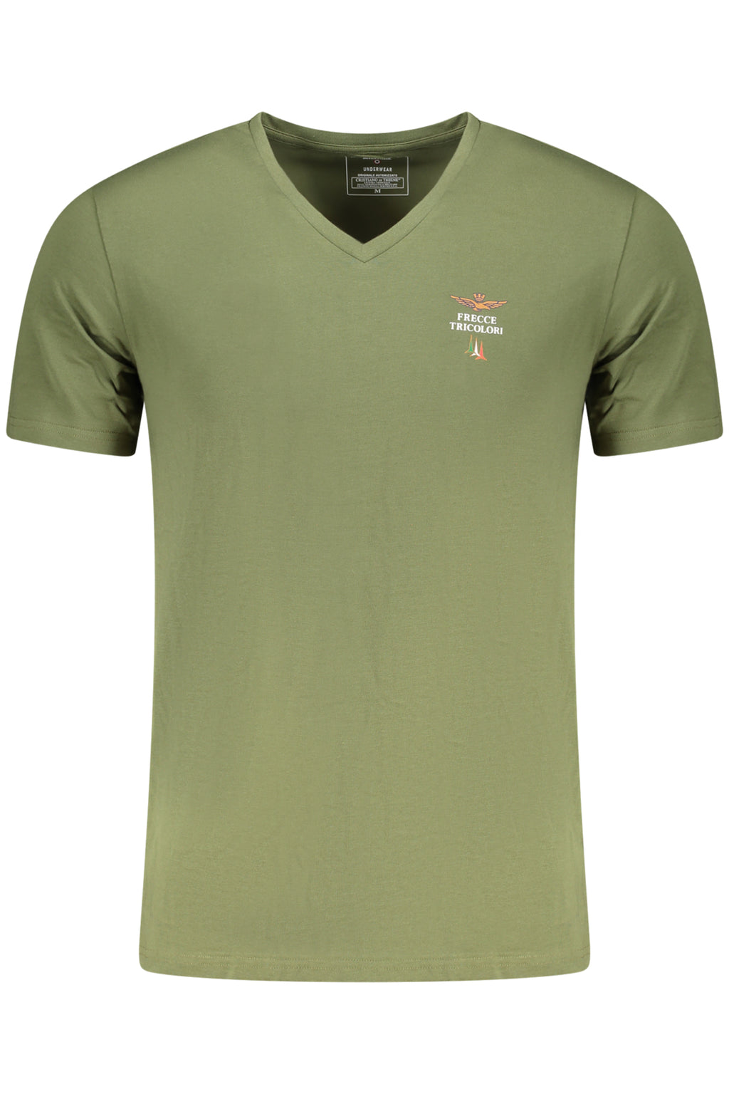 AERONAUTICA MILITARE MEN'S GREEN OUTDOOR T-SHIRT