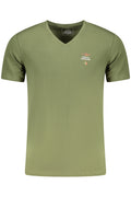 AERONAUTICA MILITARE MEN'S GREEN OUTDOOR T-SHIRT