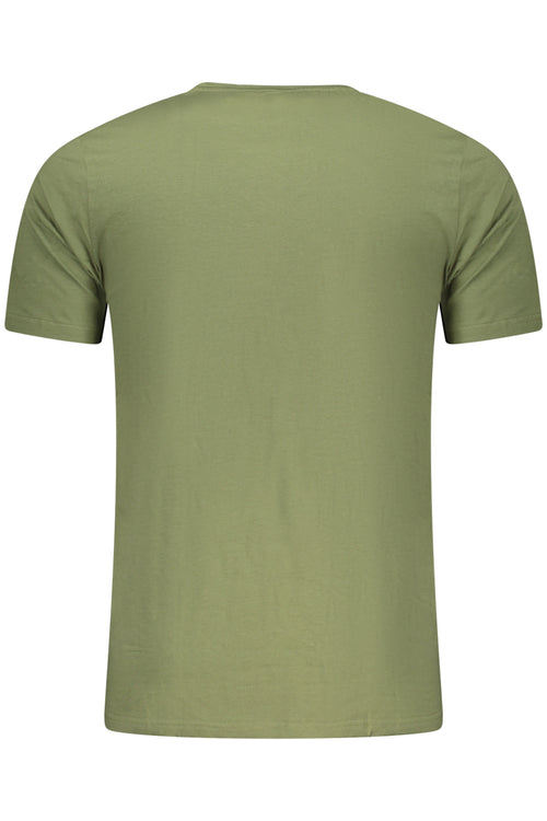 AERONAUTICA MILITARE MEN'S GREEN OUTDOOR T-SHIRT