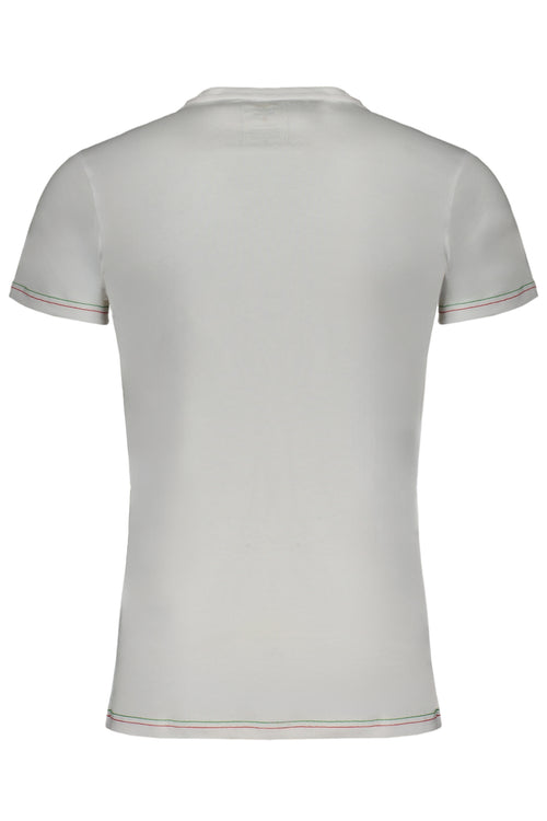 AERONAUTICA MILITARE MEN'S WHITE SHORT SLEEVE T-SHIRT
