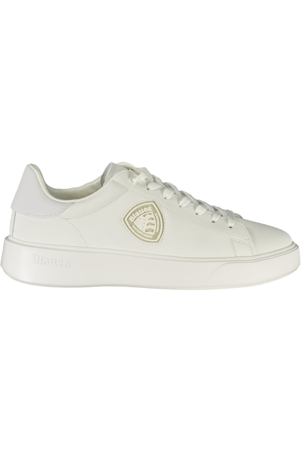 BLAUER MEN'S WHITE SPORTS SHOES