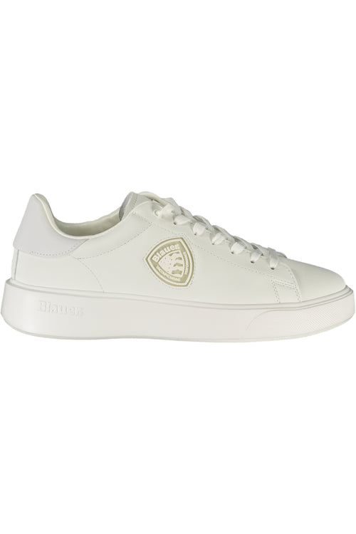 BLAUER MEN'S WHITE SPORTS SHOES