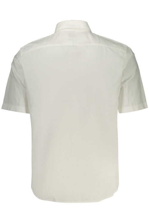 BOSS MEN'S SHORT-SLEEVED WHITE SHIRT