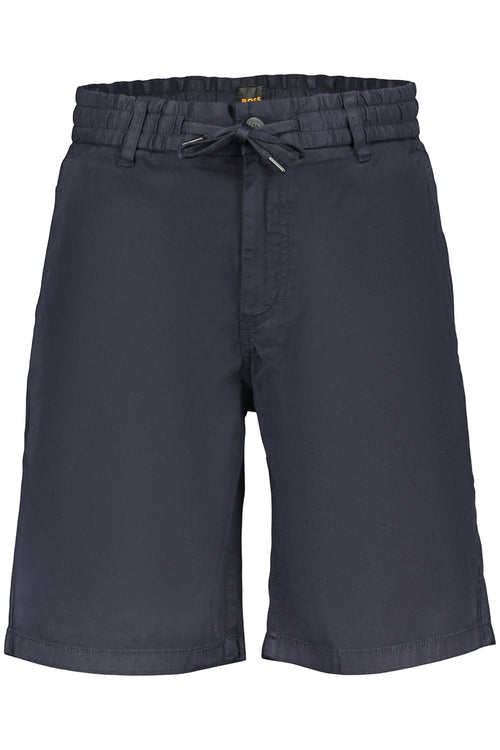 BOSS MEN'S BLUE BERMUDA TROUSERS