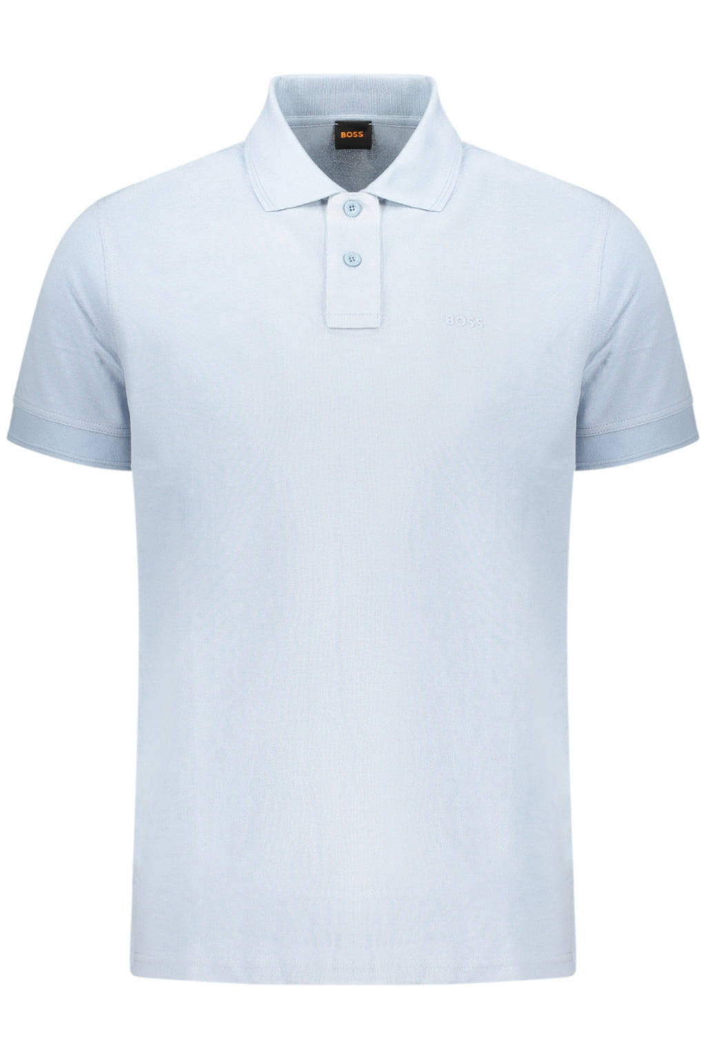 BOSS MEN'S SHORT-SLEEVE POLO SHIRT, BLUE