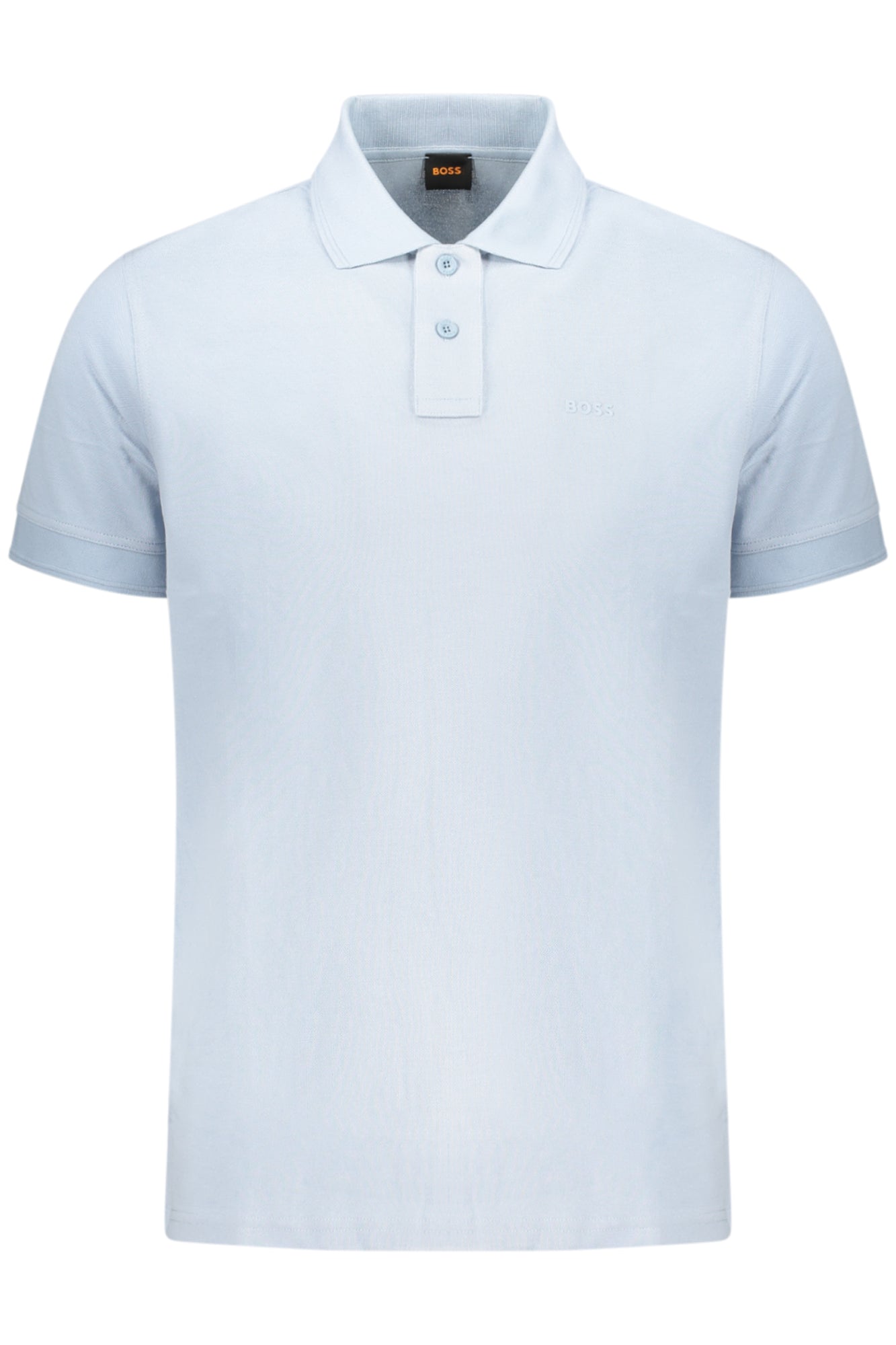 BOSS MEN'S SHORT-SLEEVE POLO SHIRT, BLUE