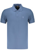 BOSS MEN'S SHORT-SLEEVE POLO SHIRT, BLUE