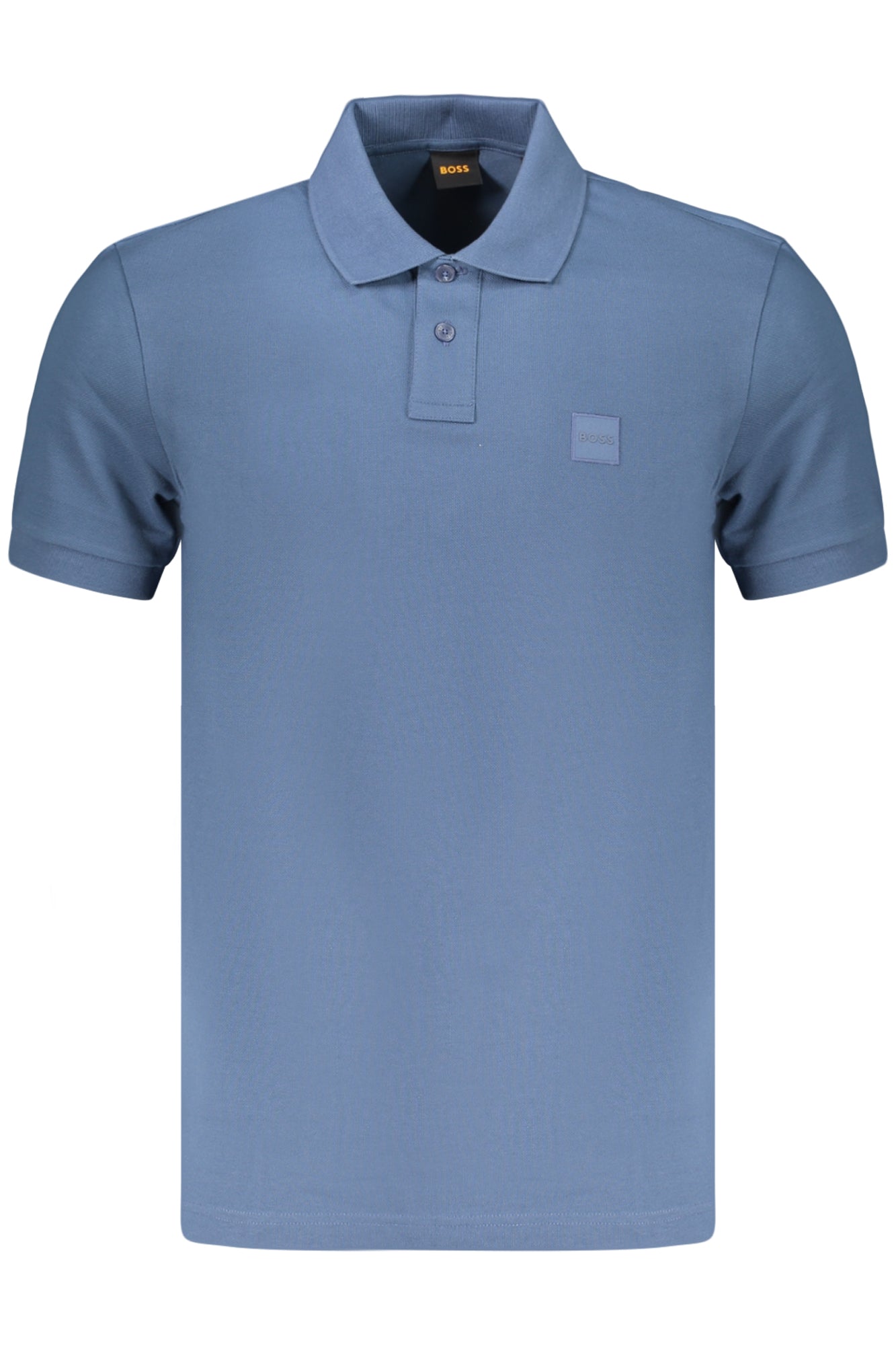 BOSS MEN'S SHORT-SLEEVE POLO SHIRT, BLUE