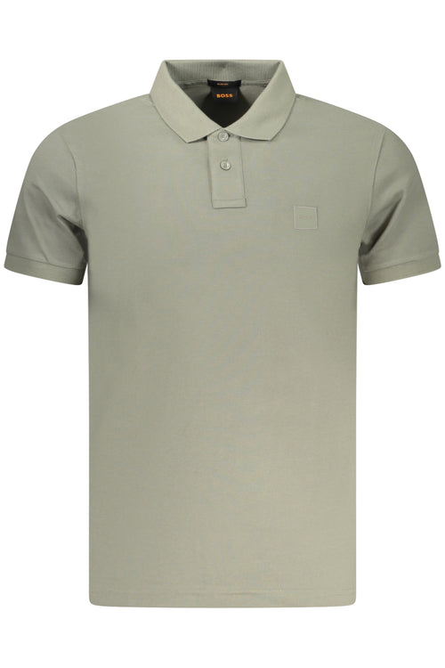 BOSS MEN'S SHORT-SLEEVE POLO SHIRT GREEN