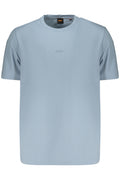 BOSS MEN'S SHORT-SLEEVED T-SHIRT, BLUE