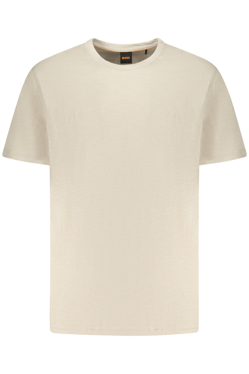 BOSS MEN'S SHORT-SLEEVE T-SHIRT BEIGE