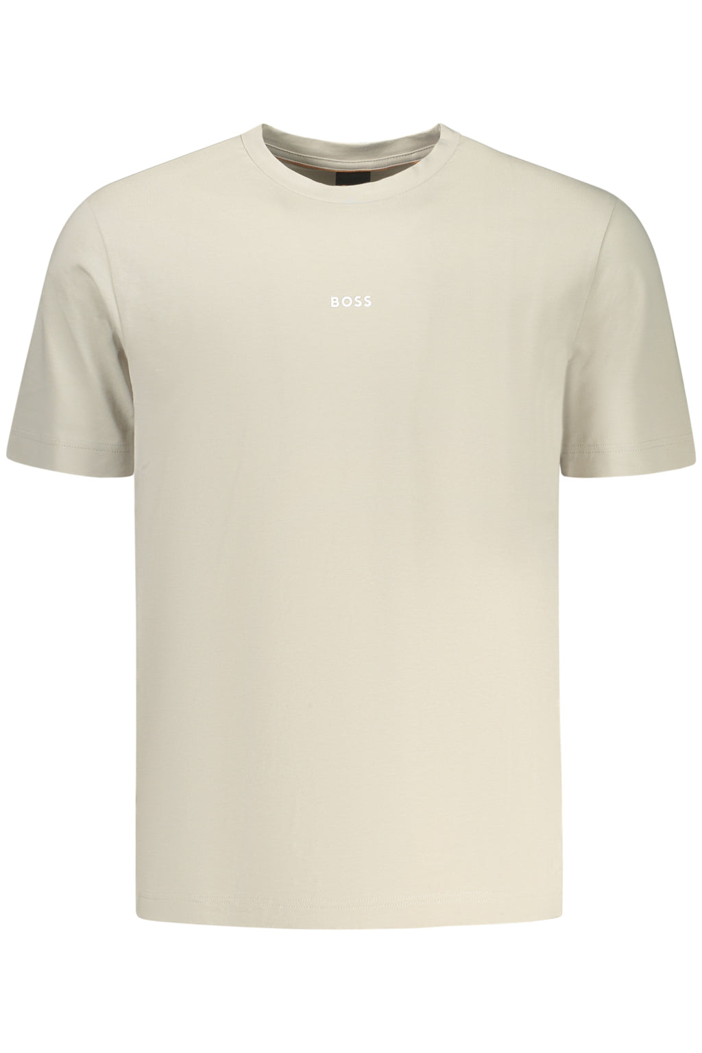 BOSS MEN'S SHORT-SLEEVE T-SHIRT BEIGE
