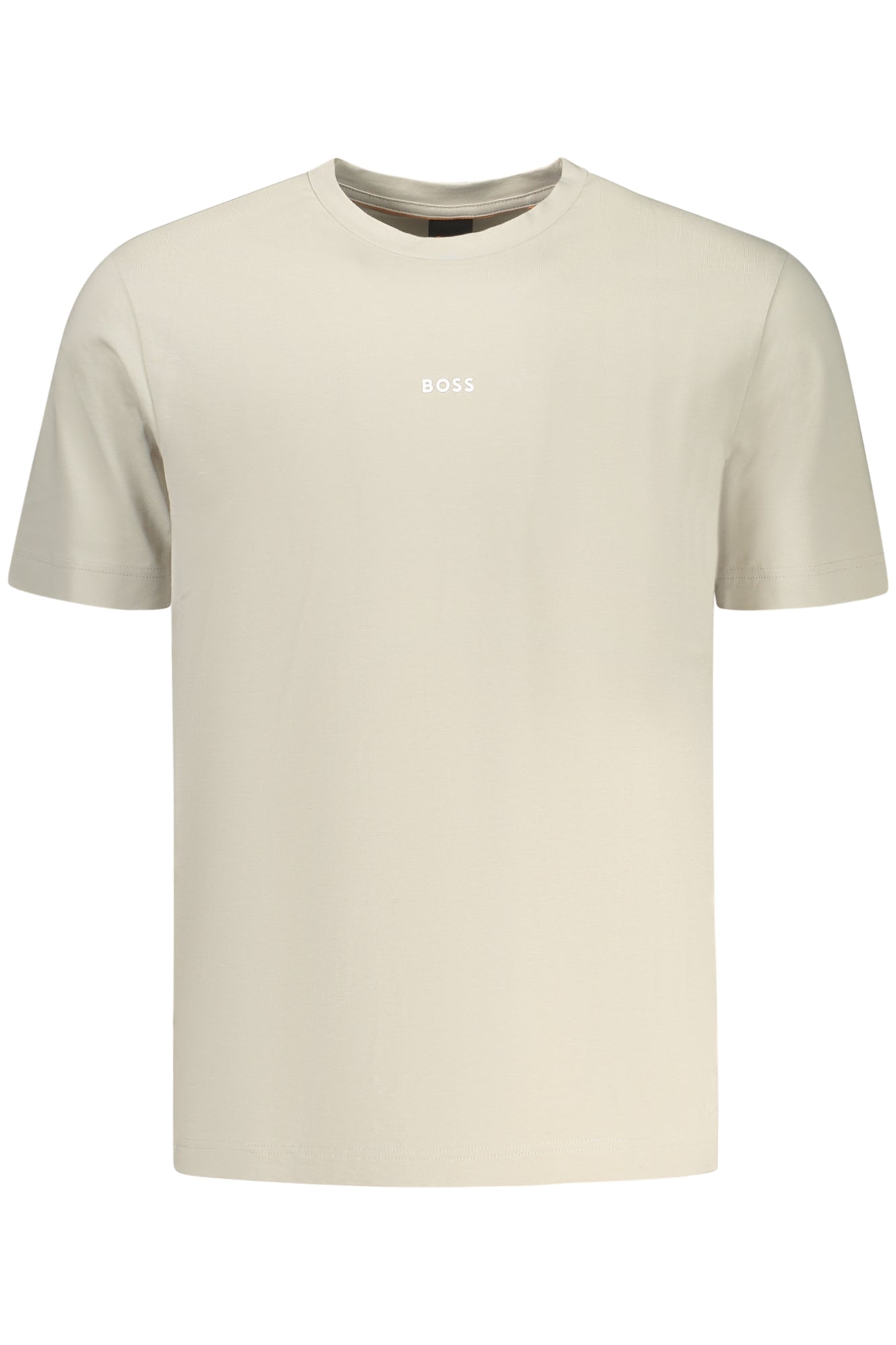BOSS MEN'S SHORT-SLEEVE T-SHIRT BEIGE