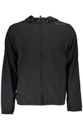 CALVIN KLEIN MEN'S BLACK ZIPPED SWEATSHIRT