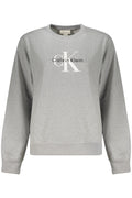 CALVIN KLEIN SWEATSHIRT WITHOUT ZIP WOMEN GREY