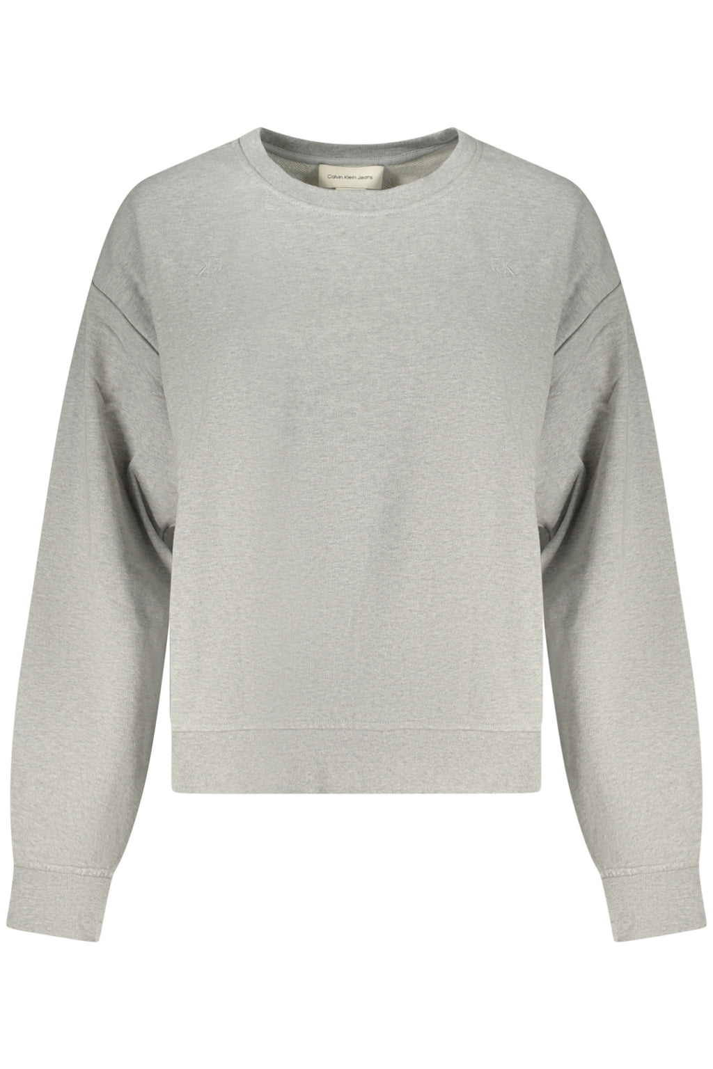 CALVIN KLEIN WOMEN'S GRAY ZIP-UP SWEATSHIRT