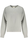 CALVIN KLEIN WOMEN'S GRAY ZIP-UP SWEATSHIRT