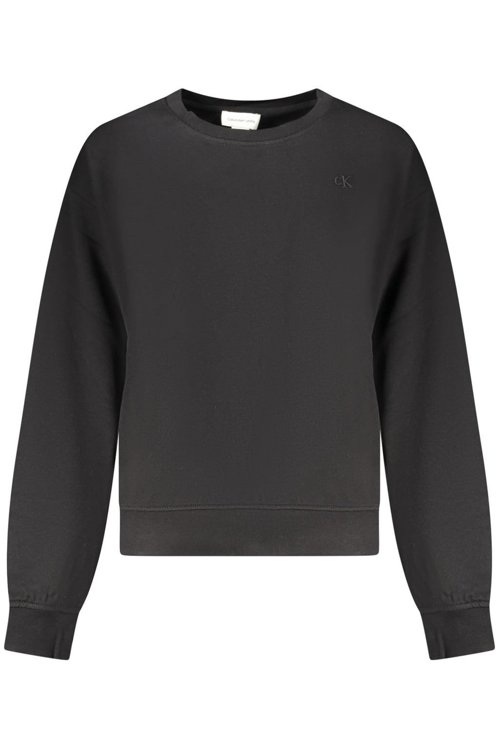 CALVIN KLEIN WOMEN'S BLACK ZIP-UP SWEATSHIRT