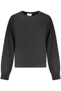 CALVIN KLEIN WOMEN'S BLACK ZIP-UP SWEATSHIRT