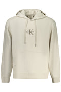 CALVIN KLEIN MEN'S ZIP-UP SWEATSHIRT, BEIGE