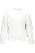 CALVIN KLEIN SWEATSHIRT WITHOUT ZIP MAN WHITE