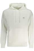 CALVIN KLEIN MEN'S ZIP-UP SWEATSHIRT WHITE