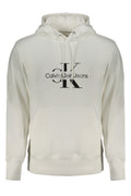 CALVIN KLEIN MEN'S WHITE ZIPLESS SWEATSHIRT
