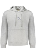 CALVIN KLEIN MEN'S GRAY ZIP-UP SWEATSHIRT