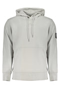 CALVIN KLEIN MEN'S GRAY ZIPLESS SWEATSHIRT