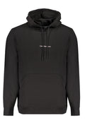 CALVIN KLEIN MEN'S BLACK ZIPLESS SWEATSHIRT