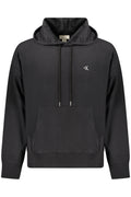 CALVIN KLEIN MEN'S BLACK ZIP-UP SWEATSHIRT