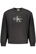 CALVIN KLEIN MEN'S BLACK ZIP-UP SWEATSHIRT
