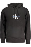 CALVIN KLEIN MEN'S BLACK ZIP-UP SWEATSHIRT
