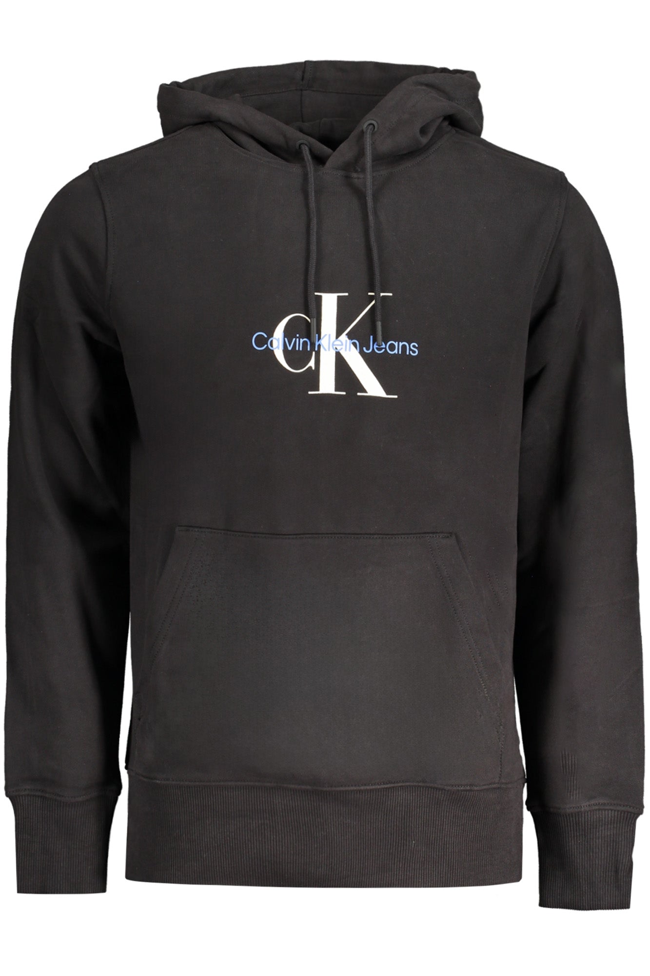 CALVIN KLEIN MEN'S BLACK ZIP-UP SWEATSHIRT