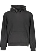 CALVIN KLEIN MEN'S BLACK ZIP-UP SWEATSHIRT