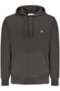 CALVIN KLEIN MEN'S BLACK ZIP-UP SWEATSHIRT