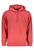 CALVIN KLEIN MEN'S RED ZIP-OUT SWEATSHIRT