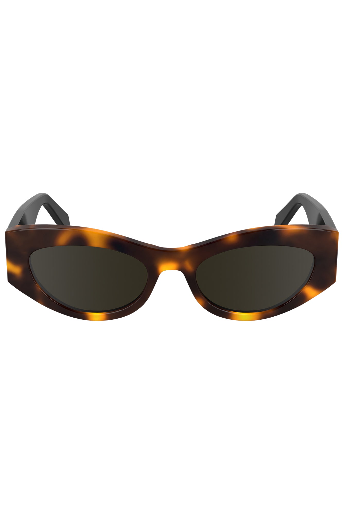 CALVIN KLEIN WOMEN'S SUNGLASSES BROWN
