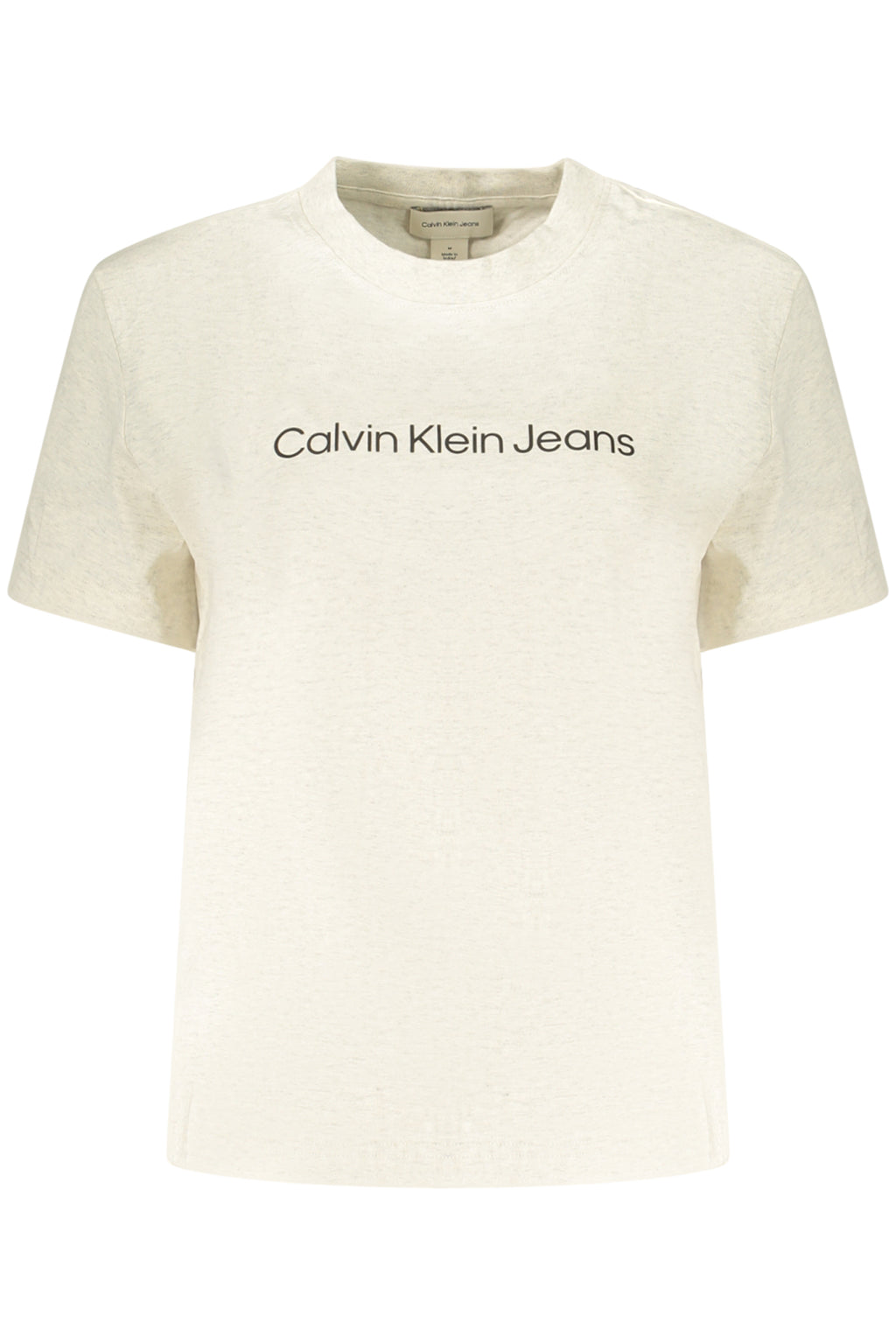CALVIN KLEIN WOMEN'S SHORT SLEEVE T-SHIRT BEIGE