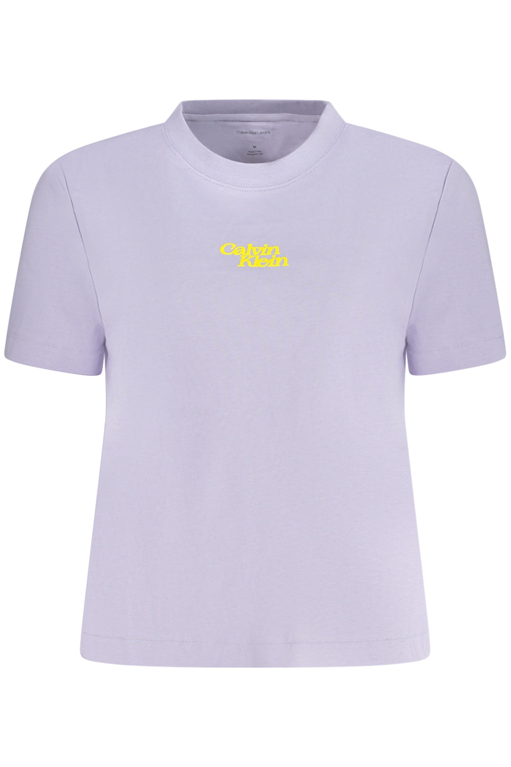 CALVIN KLEIN WOMEN'S SHORT SLEEVE T-SHIRT PURPLE