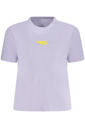 CALVIN KLEIN WOMEN'S SHORT SLEEVE T-SHIRT PURPLE