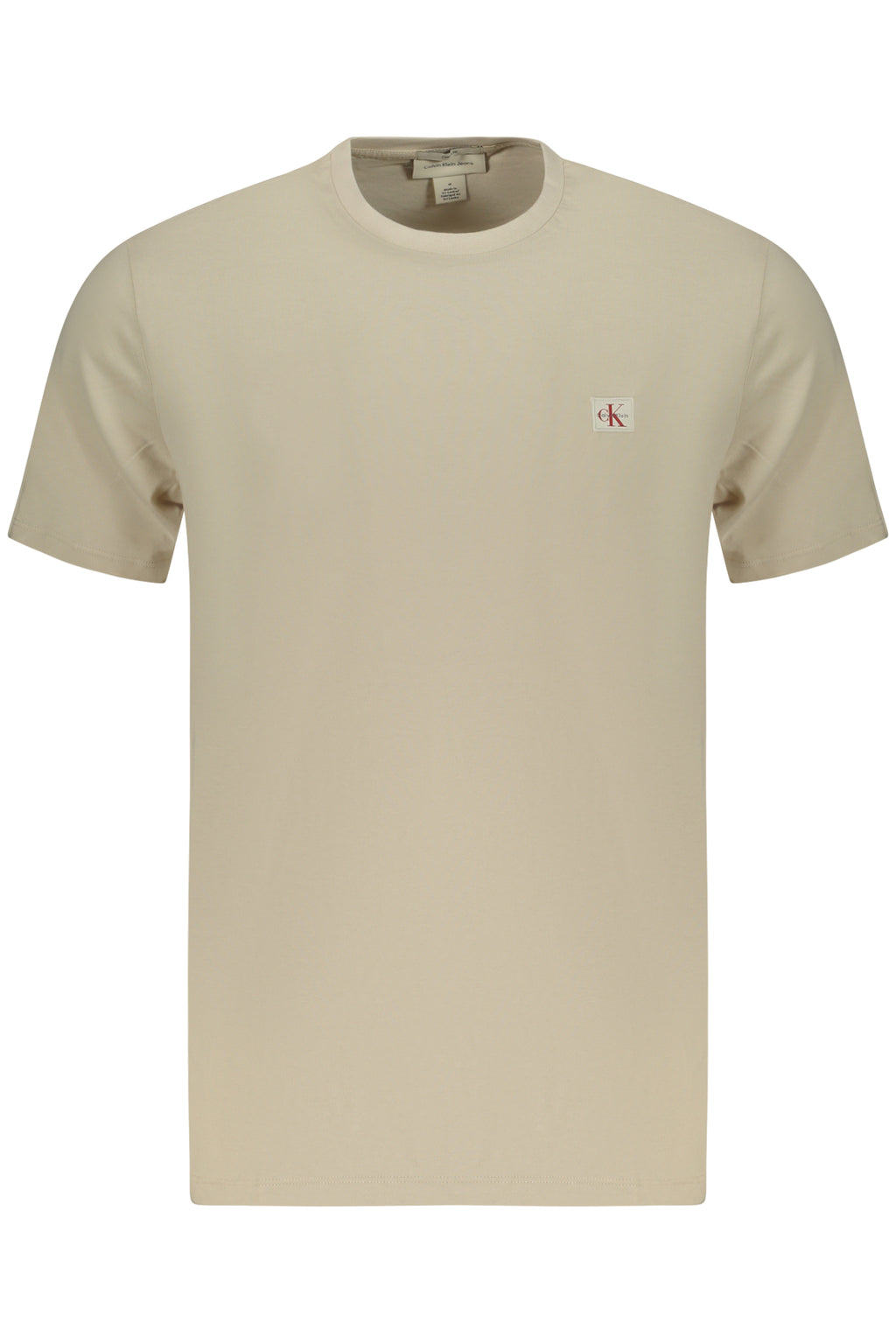 CALVIN KLEIN MEN'S SHORT-SLEEVE T-SHIRT BEIGE