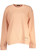CAVALLI CLASS WOMEN'S PINK SWEATSHIRT WITHOUT ZIP